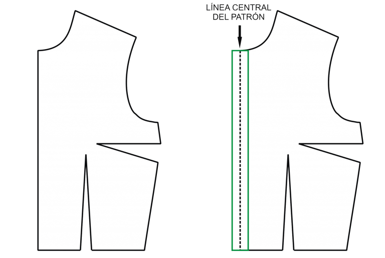 Dibujo de patrón base